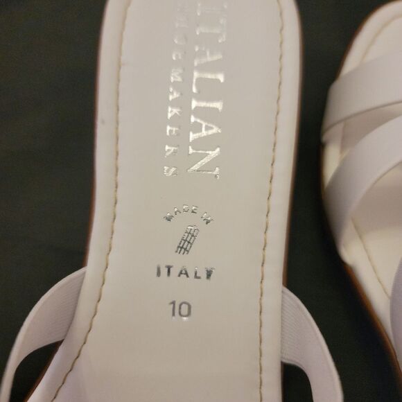 BRAND NEW ITALIAN SHOEMAKER SIDE FORAL DESIGN WEDGE SANDAL - Picture 15 of 15